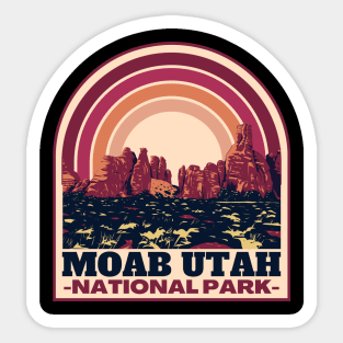 Retro Moab Sticker